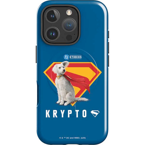 Superman 2025 Krypto the Super Dog iPhone 16 Pro Max Magsafe Impact Case